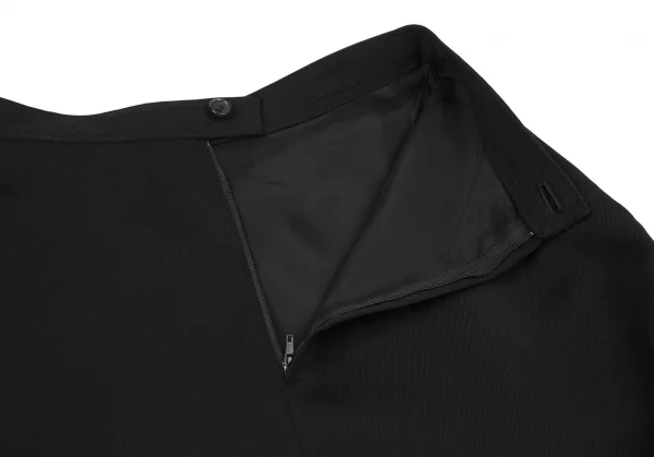 トリココムデギャルソンtricot COMME des GARCONS ウールギャバAラインスカート 黒S K-118270_010