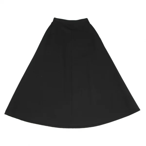 トリココムデギャルソンtricot COMME des GARCONS ウールギャバAラインスカート 黒S K-118270_002