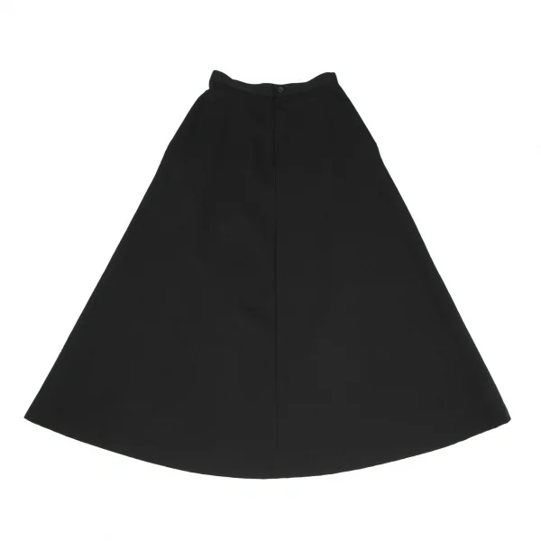 トリココムデギャルソンtricot COMME des GARCONS ウールギャバAラインスカート 黒S K-118270_007