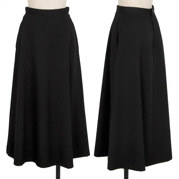 トリココムデギャルソンtricot COMME des GARCONS ウールギャバノーカラーセットアップスーツ 黒S位・S K-118271_010