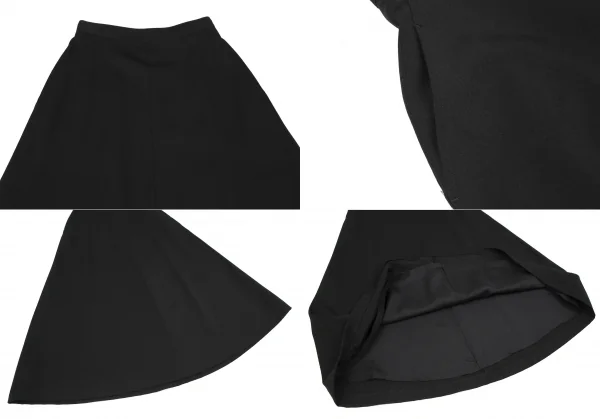 トリココムデギャルソンtricot COMME des GARCONS ウールギャバノーカラーセットアップスーツ 黒S位・S K-118271_012