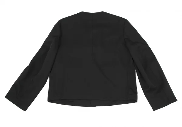 トリココムデギャルソンtricot COMME des GARCONS ウールギャバノーカラーセットアップスーツ 黒S位・S K-118271_009