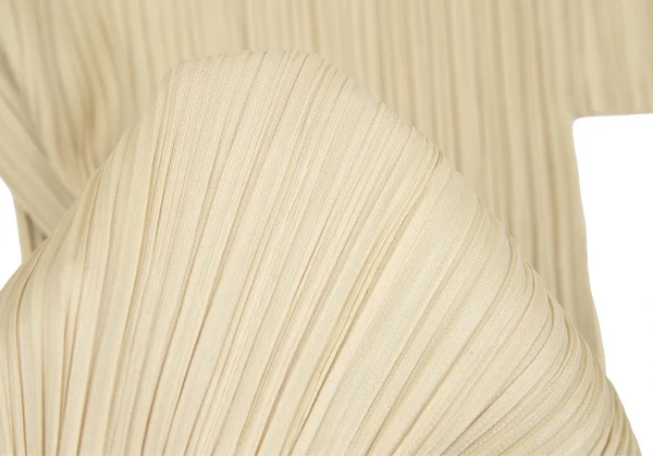 プリーツプリーズPLEATS PLEASE プリーツシャツ ベージュ3 K-118272_012