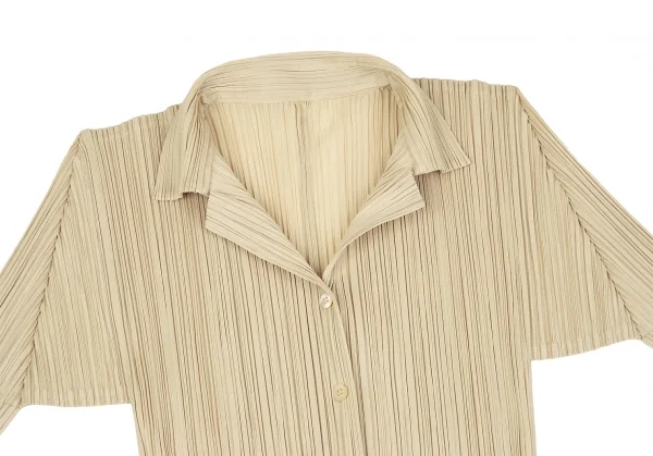 プリーツプリーズPLEATS PLEASE プリーツシャツ ベージュ3 K-118272_003