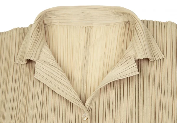 プリーツプリーズPLEATS PLEASE プリーツシャツ ベージュ3 K-118272_004
