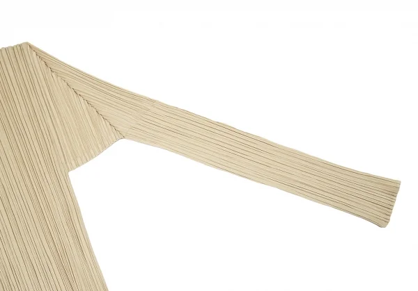 プリーツプリーズPLEATS PLEASE プリーツシャツ ベージュ3 K-118272_006