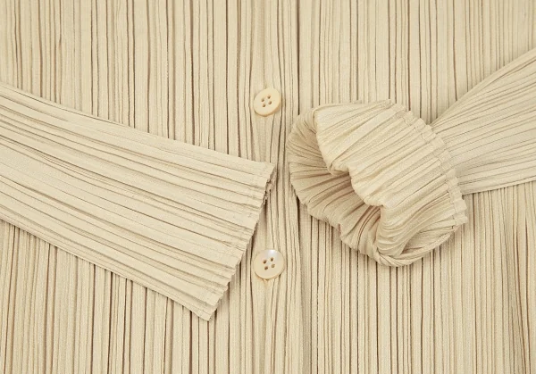 プリーツプリーズPLEATS PLEASE プリーツシャツ ベージュ3 K-118272_007
