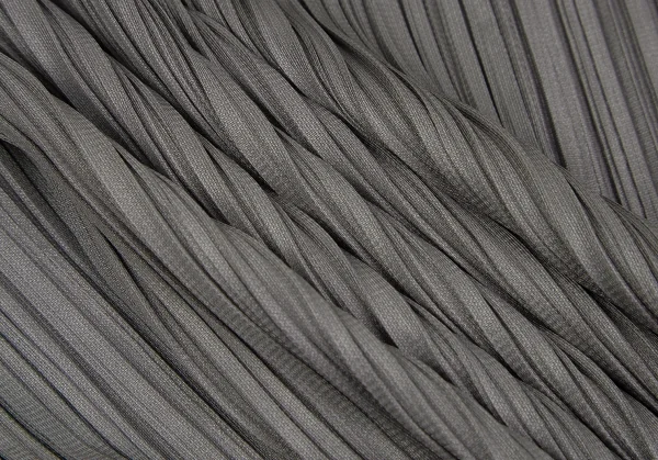 イッセイミヤケISSEY MIYAKEプリーツハイネックカットソー グレーM K-118273_011