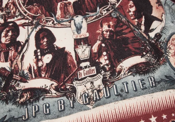ジャンポールゴルチエJean Paul GAULTIER PARIS ネイティブアメリカングラフィックTシャツ マルチ40 K-118283_004
