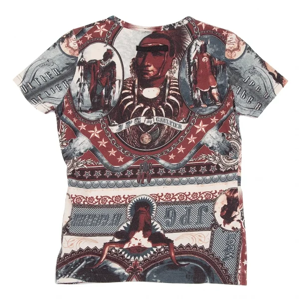 ジャンポールゴルチエJean Paul GAULTIER PARIS ネイティブアメリカングラフィックTシャツ マルチ40 K-118283_008