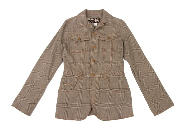 JPG by GAULTIER Cotton Glen Check Jacket K-118284_002