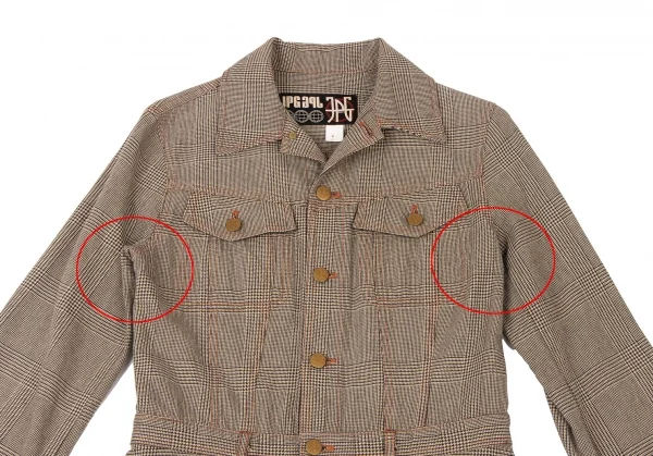 JPG by GAULTIER Cotton Glen Check Jacket K-118284_003