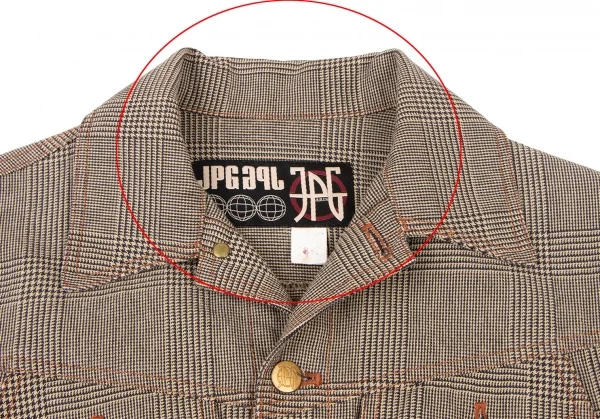 JPG by GAULTIER Cotton Glen Check Jacket K-118284_006