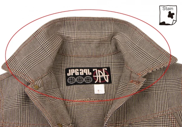 JPG by GAULTIER Cotton Glen Check Jacket K-118284_007