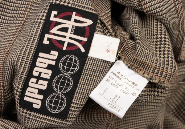 JPG by GAULTIER Cotton Glen Check Jacket K-118284_019