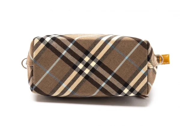 バーバリー ブルーレーベルBURBERRY BLUE LABEL バイアスノバチェックショルダーポーチ モカ K-118286_010