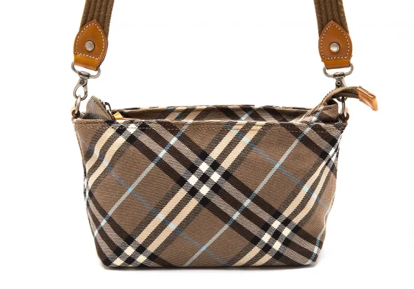 バーバリー ブルーレーベルBURBERRY BLUE LABEL バイアスノバチェックショルダーポーチ モカ K-118286_003