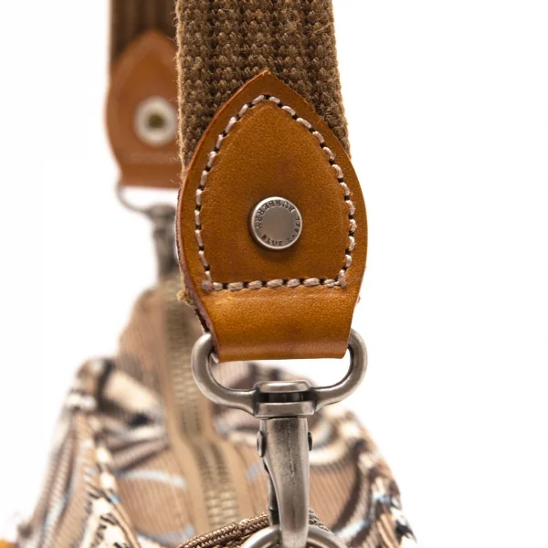バーバリー ブルーレーベルBURBERRY BLUE LABEL バイアスノバチェックショルダーポーチ モカ K-118286_008