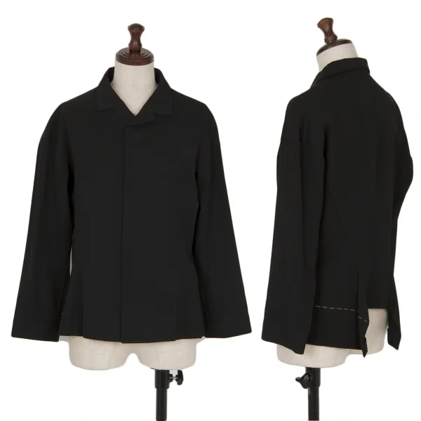 Yohji Yamamoto FEMME Wool Gabardine Stitch Jacket & Skirt K-118294_002