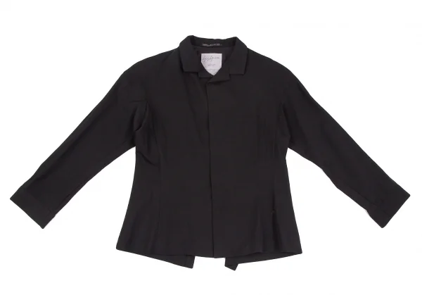 Yohji Yamamoto FEMME Wool Gabardine Stitch Jacket & Skirt K-118294_003