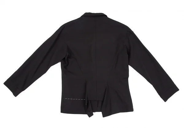 Yohji Yamamoto FEMME Wool Gabardine Stitch Jacket & Skirt K-118294_009
