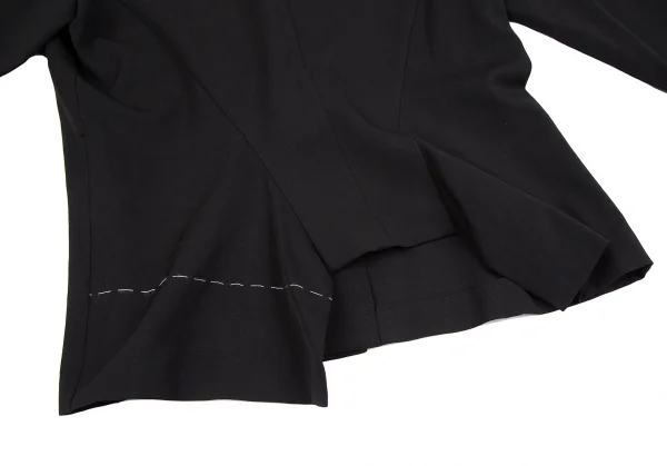 Yohji Yamamoto FEMME Wool Gabardine Stitch Jacket & Skirt K-118294_010