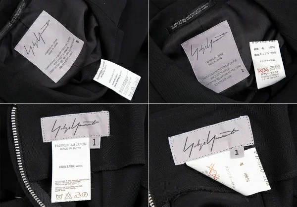 Yohji Yamamoto FEMME Wool Gabardine Stitch Jacket & Skirt K-118294_020