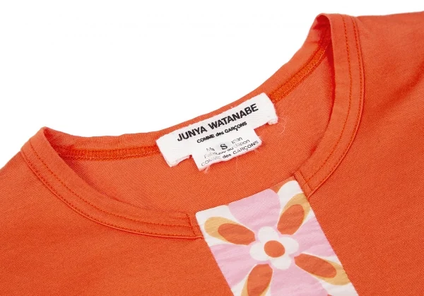 JUNYA WATANABE Tシャツ・カットソー S オレンジ 【古着】【中古】【送料無料】 ジュンヤワタナベ コムデギャルソンJUNYA WATANABE COMME des GARCONS