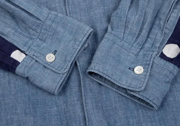 COMME DES GARÇONS HOMME DEUX シャンブレー シャツ コムデギャルソン オムドゥCOMME des GARCONS HOMME DEUX 袖