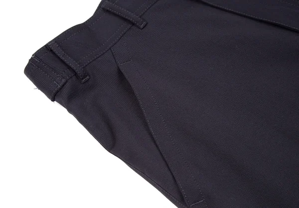 コムデギャルソン オムドゥCOMME des GARCONS HOMME DEUX ウールギャバサイドシンチパンツ 紺XS K-118299_003