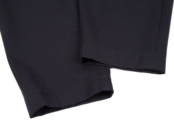 コムデギャルソン オムドゥCOMME des GARCONS HOMME DEUX ウールギャバサイドシンチパンツ 紺XS K-118299_008