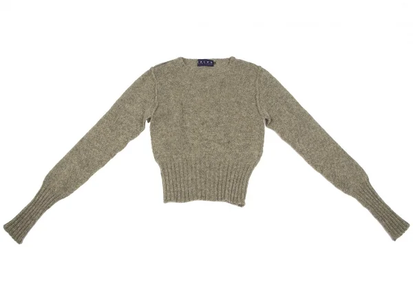 ラルフローレンRalph Lauren ウールアウトシームニットセーター カーキM K-118305_002
