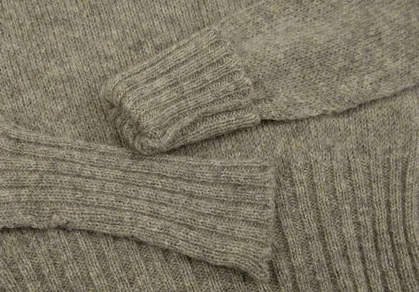 ラルフローレンRalph Lauren ウールアウトシームニットセーター カーキM K-118305_006