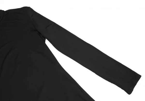 Yohji Yamamoto NOIR Rayon Stretch High Neck T Shirt K-118349_006