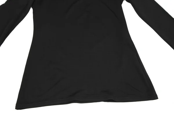 Yohji Yamamoto NOIR Rayon Stretch High Neck T Shirt K-118349_008