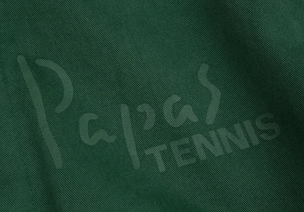 パパスPapas ロゴプリントスイングトップジャケット 緑L K-118363_007