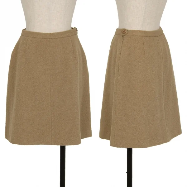 ディーアンドジーD&G ネップウールスカート ベージュ26/40 K-118384_001