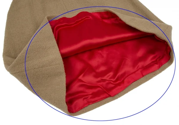 ディーアンドジーD&G ネップウールスカート ベージュ26/40 K-118384_007