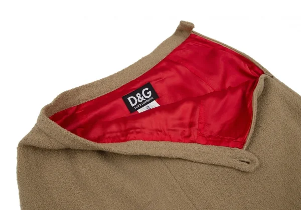 ディーアンドジーD&G ボアカラーネップウールセットアップスーツ ベージュ26/40 K-118385_013