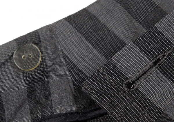 バーバリーブリットBurberry Brit チェックベルテッドラップミニスカート グレー6 K-118396_007