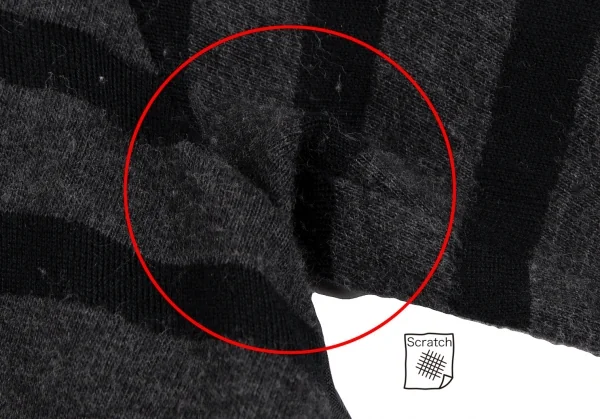 サカイラックsacai luck 切替天竺ボーダーワンピース 黒チャコールM位 K-118412_005