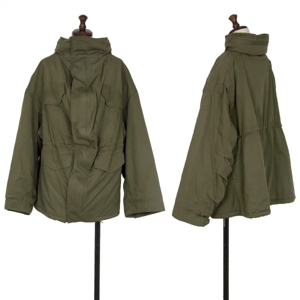 バレンシアガBALENCIAGA ミリタリースウィングジャケット カーキ34 K-118427_001