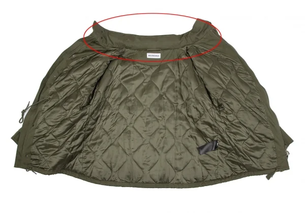 バレンシアガBALENCIAGA ミリタリースウィングジャケット カーキ34 K-118427_011