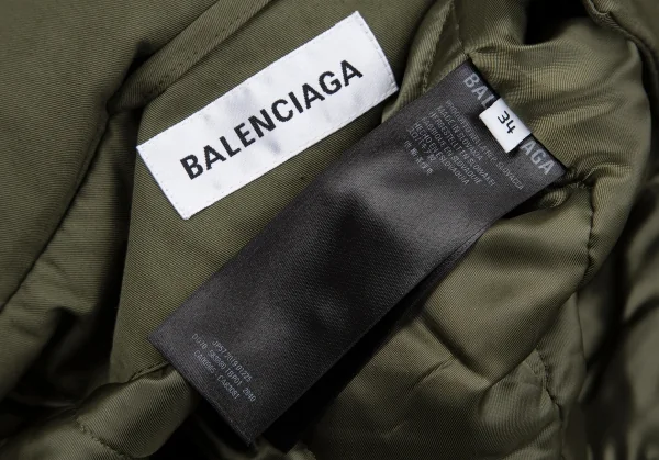 バレンシアガBALENCIAGA ミリタリースウィングジャケット カーキ34 K-118427_019