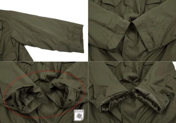 バレンシアガBALENCIAGA ミリタリースウィングジャケット カーキ34 K-118427_005