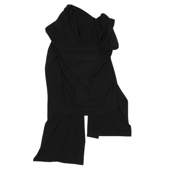 リミフゥLIMI feu ストールネックアシンメトリートップス 黒S K-118432_002