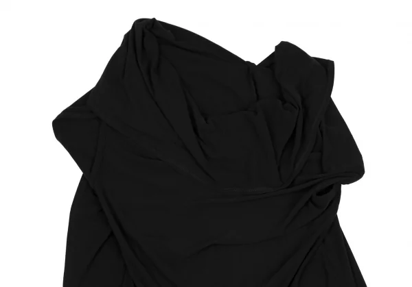 リミフゥLIMI feu ストールネックアシンメトリートップス 黒S K-118432_003