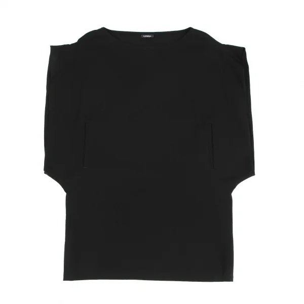 リミフゥLIMI feu ウールギャバドルマンチュニック 黒S K-118433_002