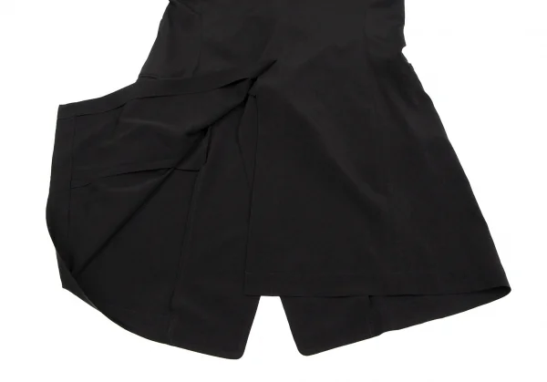 Y's Triacetate Poly Shawl Collar Long Vest K-118438_013