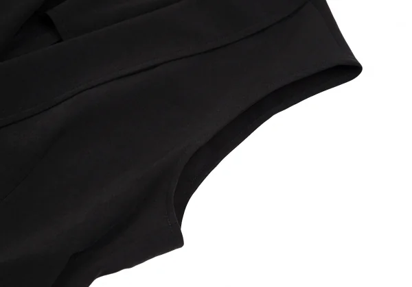 Y's Triacetate Poly Shawl Collar Long Vest K-118438_005